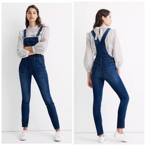 Madewell Skinny Overalls Denim Jumpsuit XS Groveland Wash